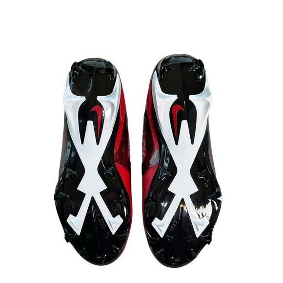 NEW Nike Alpha Menace 4 Pro Football Cleats Red White FD7037-600 Men’s Sz 12 - Picture 10 of 11